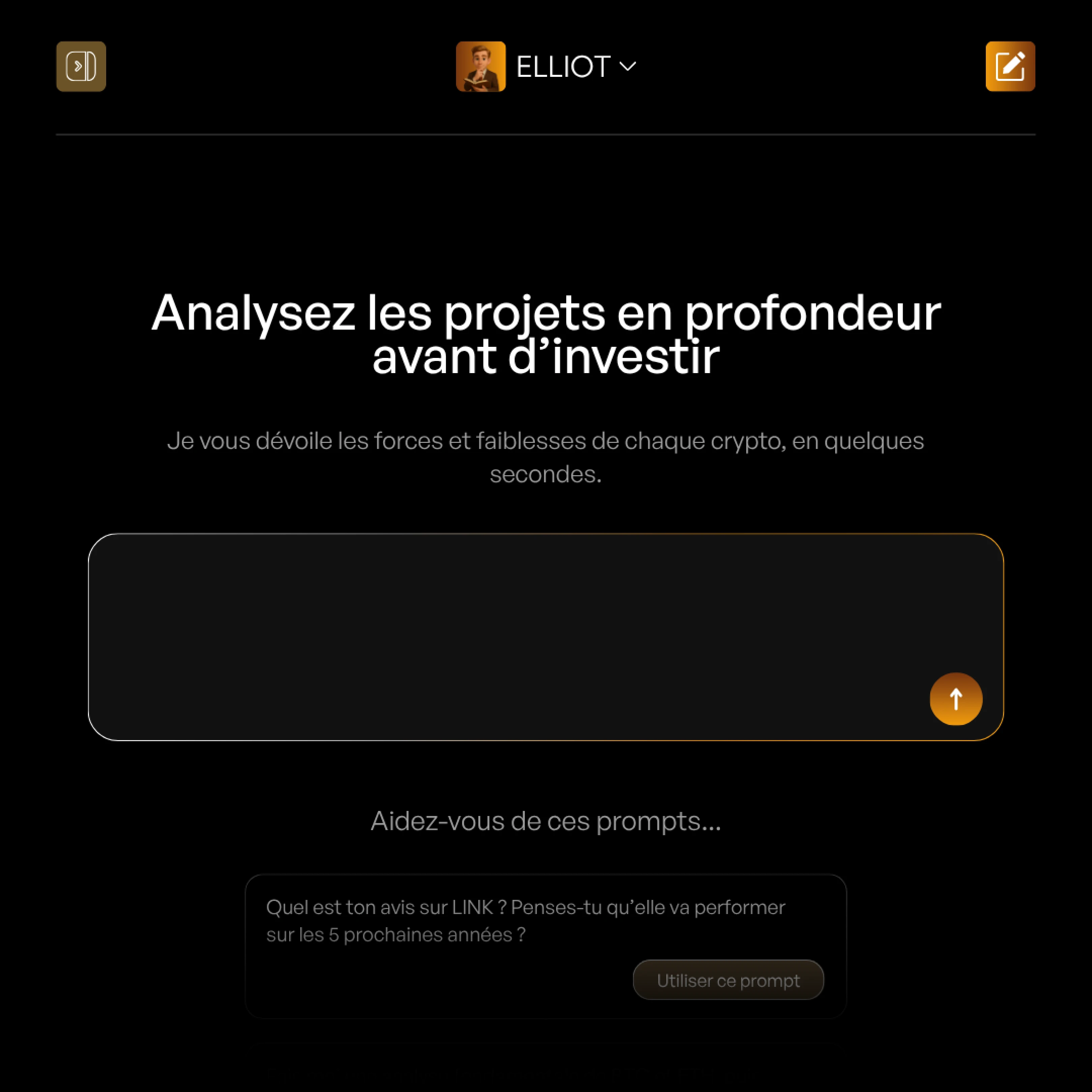 Visual representation for tip: Elliot analyzes tokenomics, roadmap and investors to identify solid cryptos.