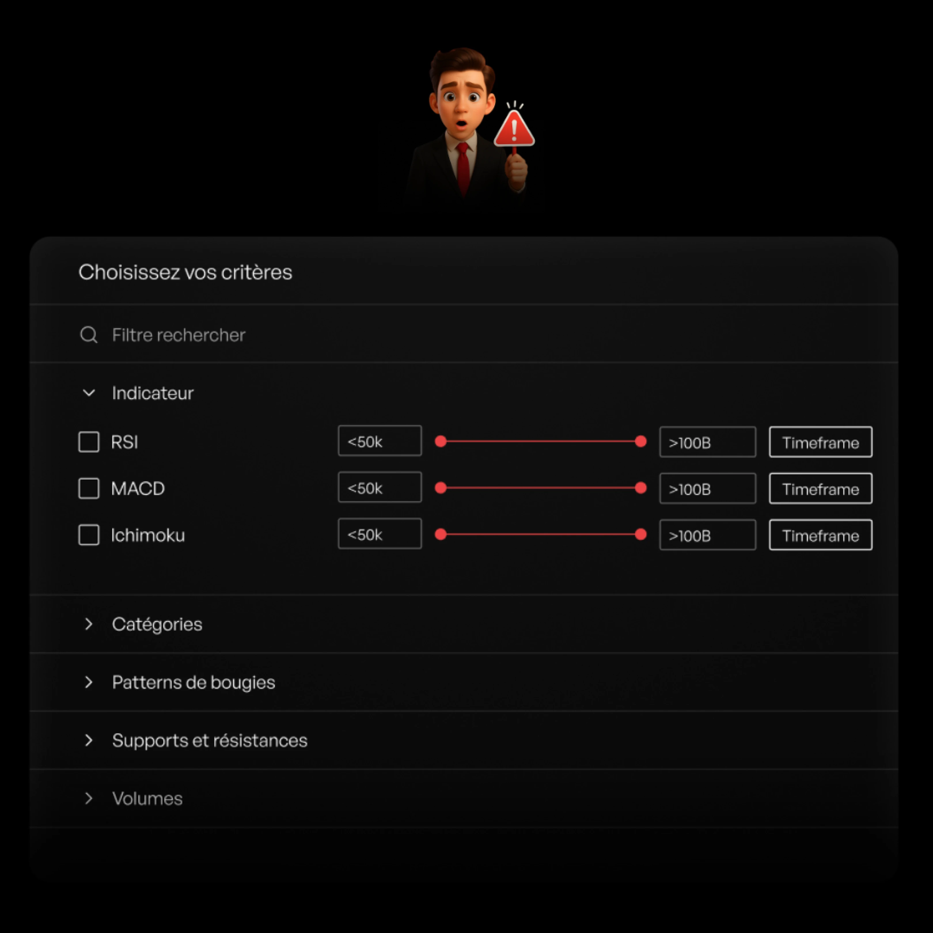 Visual representation for tip: Automate your trading routines and receive targeted notifications.